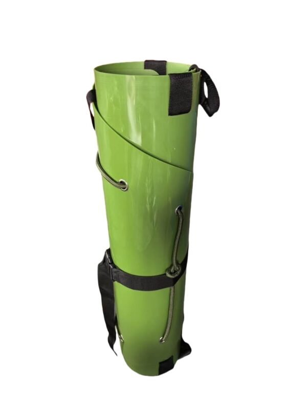 EVA Roll-Up Rescue Stretcher – Lightweight Foldable Stretcher with Multiple Handles and Straps for Aerial and Ground Evacuation (Green)