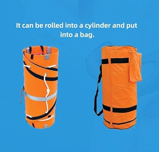 Multifunctional Rescue Stretcher, Portable Folding Stretcher, roll Stretcher, Light Weight, Outdoor lifesaving, Rescue and Firefighting (EVA)