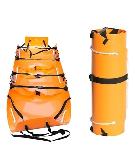 Multifunctional Rescue Stretcher, Portable Folding Stretcher, roll Stretcher, Light Weight, Outdoor lifesaving, Rescue and Firefighting (EVA)