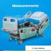 HopeFULL HC‑9 EZ‑Turn ICU Hospital Bed with Lateral Tilting, 12‑Piece 4.7" Foam Mattress, LINAK Motor, Built‑in Weight Scale, Central Locking, Patient‑Lift Compatible
