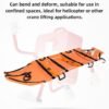 Multifunctional Rescue Stretcher, Portable Folding Stretcher, roll Stretcher, Light Weight, Outdoor lifesaving, Rescue and Firefighting (EVA)