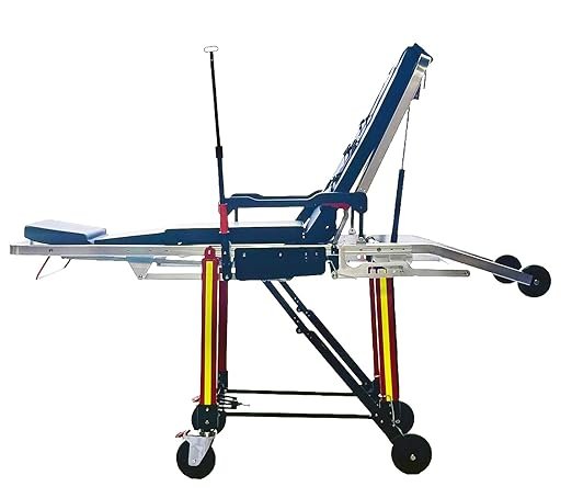 61F6Y1oQnzL._SX522_ MS3C-1000 PRO Commercial Heavy Duty/Bariatric Folding Lightweight Stretcher-Chair, Weight Capacity 600 lbs