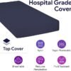 Foam Hospital Bed Mattress for Pressure Redistribution - High Density Foam for Deep Immersion - Low to Moderate Bed Sore Treatment Mattresses - 36" x 84" x 6"