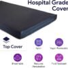 61KGg1NvyrL._AC_SX679_ Memory Foam Hospital Bed Mattress - 36" x 80" x 6"- Gel Infused Pressure Redistribution - Ultra Breathable Treatment - Sloped Heel Hospital Bed Mattresses - Fluid Resistant Nylon Cover