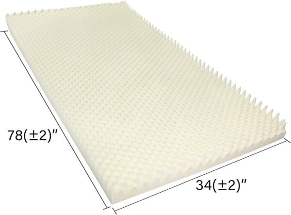 Vaunn Medical Alternating Pressure Mattress and Egg Crate Mattress Topper Bundle