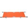 Folding Stretcher Made from Top Grade Aluminum Alloy Gurney Stretcher with Heavy Duty Handles Medical Stretcher with Rubber Feet Portable Stretcher for Patient Transport (Orange)