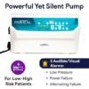 Bariatric Low Air Loss Alternating Pressure Mattress - 36” x 80” x 8"- Cell On Cell Base - Pressure Mattress for Bed Sores with Lateral Rotation and Pulsation Therapy - Stages I-IV