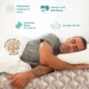 Replacement Alternating Air Pressure Mattress Pad - Silent Pump, Water Proof Air Mattress for Hospital Bed, Hospital Bed Mattress Topper, Colchón Antiescaras - Therapeutic Comfort