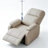 Adjustable Phlebotomy Chair, Waiting Room Reception Chairs with Iv Stand, Leather Medical Chair, Fully Reclining Infusion Chair, for Hospitals, Clinics