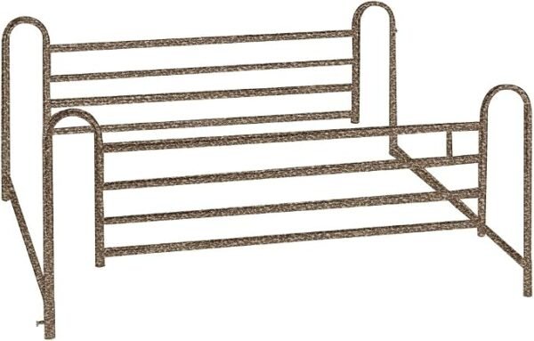 Drive Medical Delta Ultra Light Semi Electric Bed Therapeutic Support Mattress, Full Rails