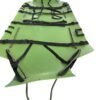EVA Roll-Up Rescue Stretcher – Lightweight Foldable Stretcher with Multiple Handles and Straps for Aerial and Ground Evacuation (Green)