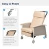 61xvqQ+He9L._SX522_ Drive Medical 3 Position Geri Chair Recliner, Reclining Chair with Armrests and Tray, Tan