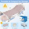 Alternating Air Pressure Mattress Pad for Bed Sores, Ulcers Relief & Redistribution, Bubble Cells Medical Twin Topper with Quiet Pump at Hospital or Home