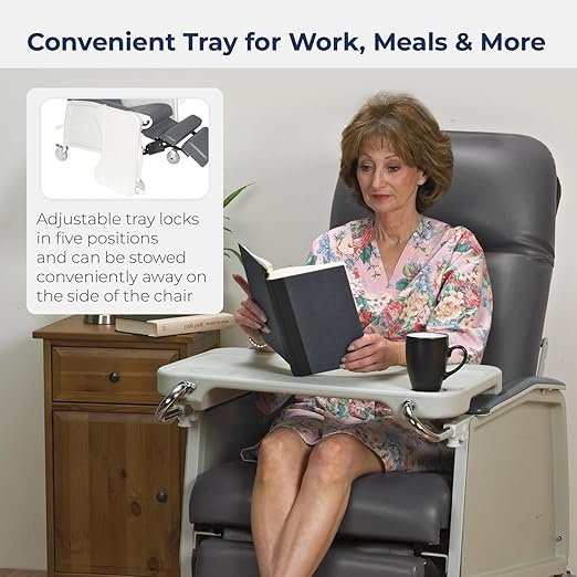 Drive D574-CHAR 3 Position Geri Chair Recliner, Charcoal
