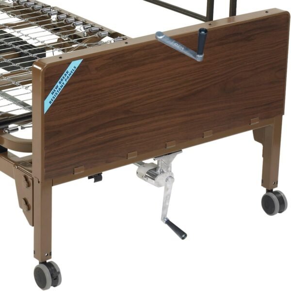 Drive Medical Delta Ultra Light Semi Electric Bed Therapeutic Support Mattress, Full Rails