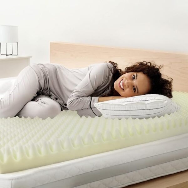 Vaunn Medical Alternating Pressure Mattress and Egg Crate Mattress Topper Bundle