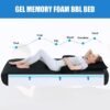 HOMBYS Memory Foam BBL Bed After Surgery for Sleeping with Hole, High-Density Foam Supportive BBL Mattress with Head & Lumbar Pillows, Brazilian Butt Lift Recovery Mattress, 75" Lx25.6“Wx10”H