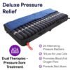 Low Air Loss Alternating Pressure Mattress with 3" Densified Base - 36” x 80” x 8”- Pressure Mattress for Bed Sores with Silent Air Pump - Air Mattress for Hospital Bed Stages I-III - 36” x 80” x 8”