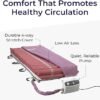 71AI3jE7Q6L._AC_SX679_ Drive Medical Med-Aire Low Air Loss Mattress Replacement System - Alternating Pressure - Pressure Redistribution Mattress - Moisture Wicking Cover - Home or Facility Use