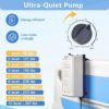 Alternating Air Pressure Mattress Pad for Bed Sores, Ulcers Relief & Redistribution, Bubble Cells Medical Twin Topper with Quiet Pump at Hospital or Home