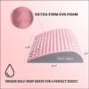 71Cyqqujq6L._AC_SX679_ YESINDEED Back Stretcher Pillow – Lumbar Support Cushion for Back Stretching, Posture Support, Ergonomic Drop Shape Design, Comfortable Use at Home, Office or Floor (Pink)