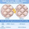 Alternating Air Pressure Mattress Pad for Bed Sores, Ulcers Relief & Redistribution, Bubble Cells Medical Twin Topper with Quiet Pump at Hospital or Home