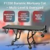 Model F1200 Multi-Level Bariatric Oversized Mortuary Stretcher | 1000 LB Capacity Cot with Roll-In Frame & Stair, Ideal for Funeral Homes, Mortuary Equipment & Cremation Transportation