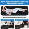 HOMBYS Memory Foam BBL Bed After Surgery for Sleeping with Hole, High-Density Foam Supportive BBL Mattress with Head & Lumbar Pillows, Brazilian Butt Lift Recovery Mattress, 75" Lx25.6“Wx10”H