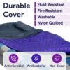 Bariatric Low Air Loss Alternating Pressure Mattress - 36” x 80” x 8"- Cell On Cell Base - Pressure Mattress for Bed Sores with Lateral Rotation and Pulsation Therapy - Stages I-IV