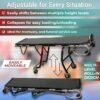 Model F1200 Multi-Level Bariatric Oversized Mortuary Stretcher | 1000 LB Capacity Cot with Roll-In Frame & Stair, Ideal for Funeral Homes, Mortuary Equipment & Cremation Transportation
