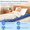Medical Alternating Air Pressure Mattress Topper for Bed Sores Relief with Quiet Pump, Durable Twin Pad for Bedridden Patients at Home or Hospital, Supports 298 lbs
