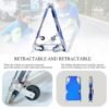 JJFFTAO，Rescue Stretcher，Medical Stretcher，Aluminum 4-Wheel Foldable Stretcher Trolley with Drawbar，Gurney Stretcher can Hold 350 lbs，Used in fire Rescue, Fitness venues, Hospitals, etc