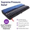 Low Air Loss Alternating Pressure Mattress with 3" Densified Base - 36” x 80” x 8”- Pressure Mattress for Bed Sores with Silent Air Pump - Air Mattress for Hospital Bed Stages I-III - 36” x 80” x 8”