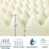 Vaunn Medical Alternating Pressure Mattress and Egg Crate Mattress Topper Bundle