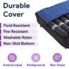 Low Air Loss Alternating Pressure Mattress with 3" Densified Base - 36” x 80” x 8”- Pressure Mattress for Bed Sores with Silent Air Pump - Air Mattress for Hospital Bed Stages I-III - 36” x 80” x 8”