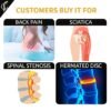 SOLIDBACK | Lower Back Pain Relief Treatment Stretcher | Chronic Lumbar Support | Herniated Disc | Sciatica Nerve | Spinal Stenosis | Posture Corrector | Pillow Cushion And Brace Products Alternative