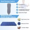 Premium Hospital Bed - 3 Function Full Electric Hospital ICU Bed with 4.7" Memory Foam Mattress Included JIECANG Motor & Control System and Central Locking System with 5" Casters