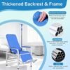 Adjustable IV Infusion Chairs, Lay Flat Medical Recliner Chairs, Hospital Nursing Chair, Waiting Room Comfortable Padded Seat, Load Capacity 330 lbs