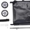 250 LBS Pet Rescue Stretcher with 2 Wheels, Dog Transport Stretcher Large Dog Wheelchair Emergency Dog Rescue Carrier Animal Trolley Cart Foldable, 45 L X 21 W inches