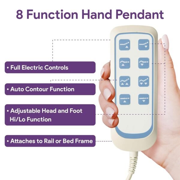 Customize Your OWN Bed Package] Full Electric Hospital Bed for Home Use - Choose Mattress, Color, Rails and More - Ultra Low 7" - 31" Height Range, 36"-42"-48" Expandable Width, Adjustable Length