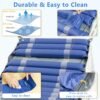 Medical Alternating Air Pressure Mattress Topper for Bed Sores Relief with Quiet Pump, Durable Twin Pad for Bedridden Patients at Home or Hospital, Supports 298 lbs
