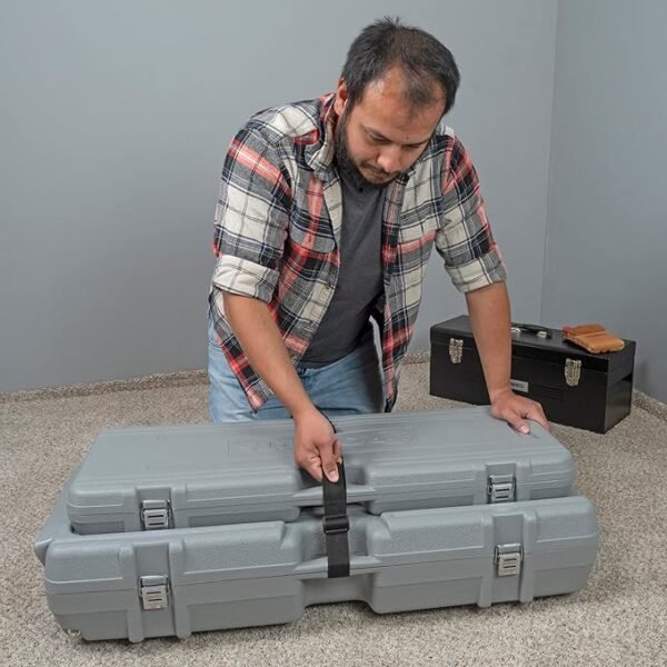 ROBERTS Junior Power Carpet Stretcher - 12-Piece Value Kit with Adjustable Locking Tube and Rolling, Interlocking Cases
