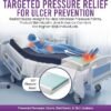 ProHeal Multi-Tiered Hospital Bed Mattress for Pressure Redistribution - Memory Foam Sloped Heel - Moderate to High Bed Sore Treatment Medical Mattress - 36" x 84" x 6"