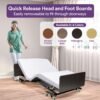 Customize Your OWN Bed Package] Full Electric Hospital Bed for Home Use - Choose Mattress, Color, Rails and More - Ultra Low 7" - 31" Height Range, 36"-42"-48" Expandable Width, Adjustable Length