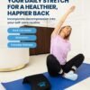 816ZfifnOXL._AC_SL1500_ Everlasting Comfort Lumbar Support Board Back Stretcher for Lower Pain Relief - Adjustable Spine Decompression with 88 Acupressure Nodes - Back Cracking Device with Chair Strap for Posture Correction