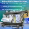 Model F500 Multi-Level Mortuary Stretcher, 400 lb Funeral Removal Cot | Mortuary Stretcher – High-Loading Cot with Roll-in Frame, Stair Guide – Ideal for Funeral ,Mortuary & Cremation Transport
