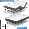 Full Size Folding Bed with Mattress for Adults 75X54 Rollaway Fodable Guest Room School College Dorm Office Hotel Hospital Spare Temporary Bed on Wheels for Guest Student