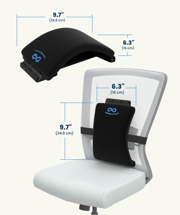 81Q2tkCdaWL._AC_SL1500_ Everlasting Comfort Lumbar Support Board Back Stretcher for Lower Pain Relief - Adjustable Spine Decompression with 88 Acupressure Nodes - Back Cracking Device with Chair Strap for Posture Correction