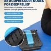 81XJ7qparmL._AC_SX679_ Everlasting Comfort Lumbar Support Board Back Stretcher for Lower Pain Relief - Adjustable Spine Decompression with 88 Acupressure Nodes - Back Cracking Device with Chair Strap for Posture Correction