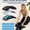 81kaBCRVOcL._AC_SL1500_ Everlasting Comfort Lumbar Support Board Back Stretcher for Lower Pain Relief - Adjustable Spine Decompression with 88 Acupressure Nodes - Back Cracking Device with Chair Strap for Posture Correction